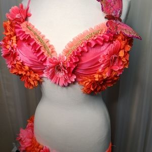 Custom Festival EDM Rave EDC Dancewear  Halloween Costume